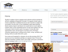 Tablet Screenshot of phdacademy.org